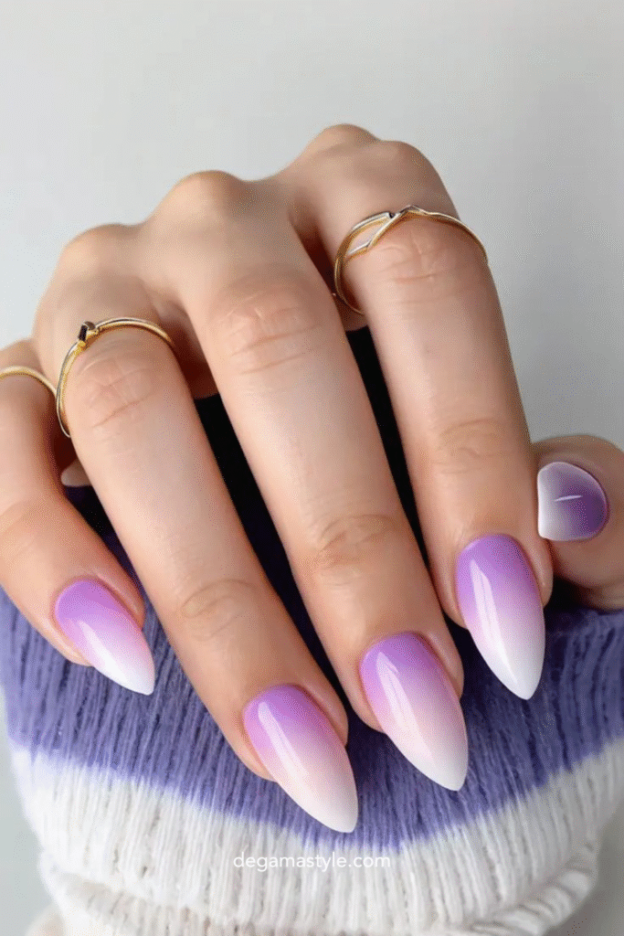 Purple Aura Nails