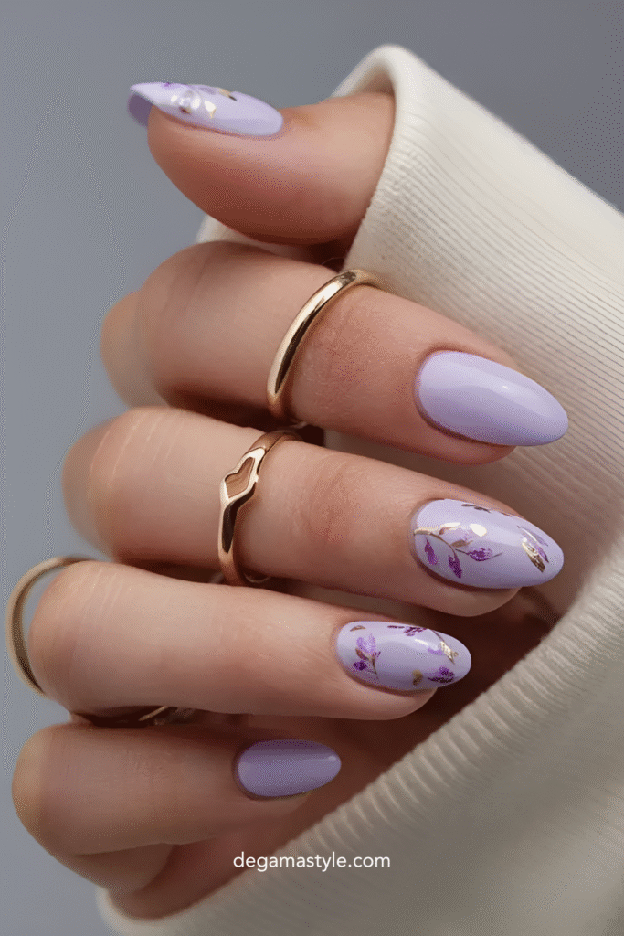 Minimalistic and Simple Flower Nail